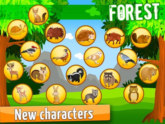 Forest - Kids Coloring Puzzles