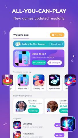 Game of Songs - Music Social Platform
