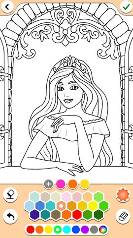 Princess Coloring Game