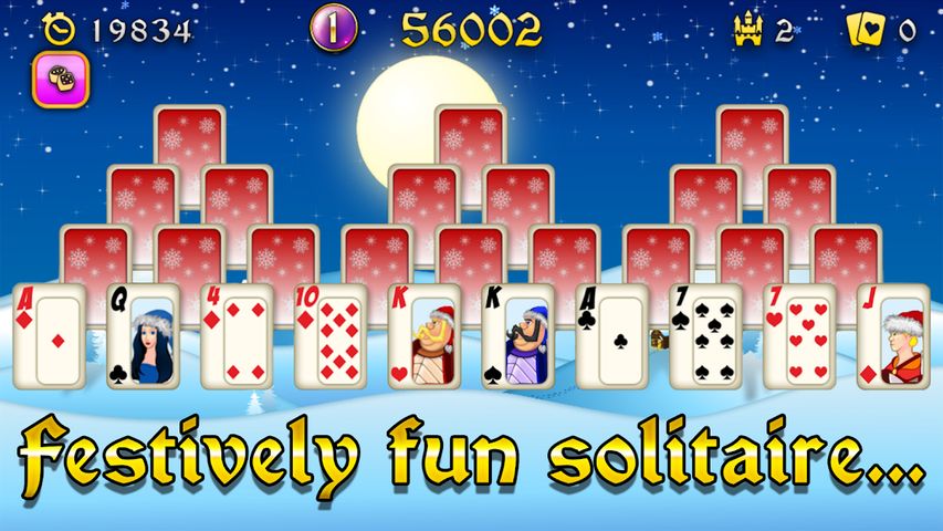 Christmas Solitaire Tri-Peaks