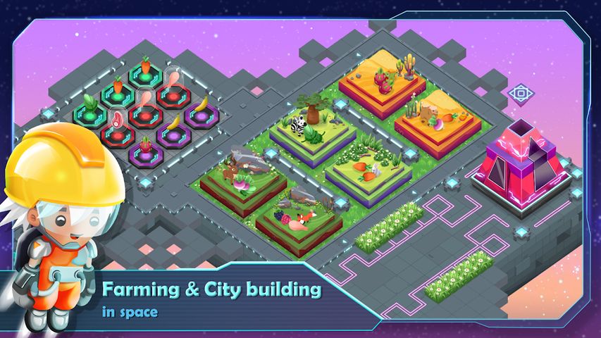 SciFarm - Farming Game in the space, City-building