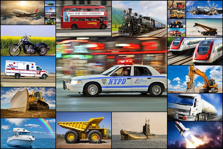 Cars and Trucks Jigsaw Puzzle