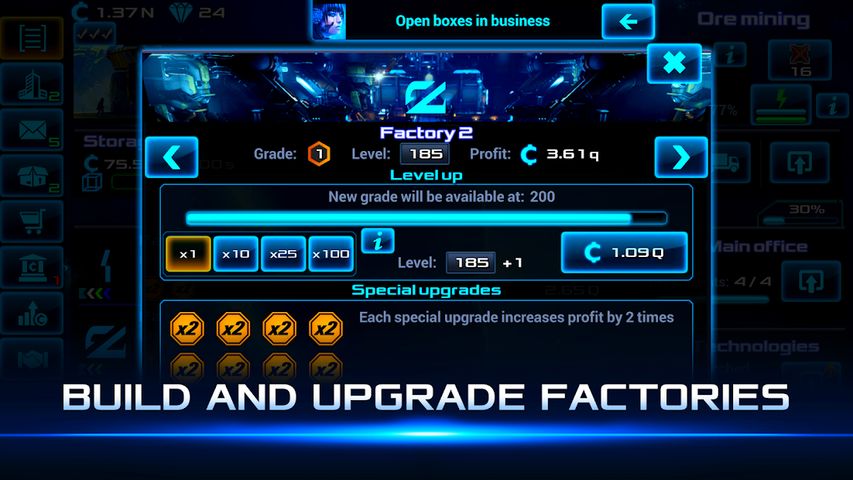 Idle Space Business Tycoon