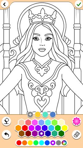 Princess Coloring Game