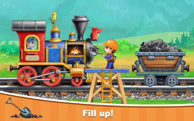 Train Games for Kids: station