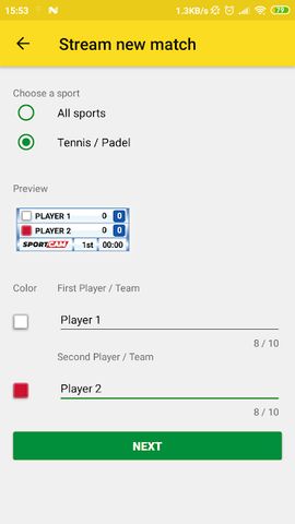 SportCam - Live Stream Your Match with Scoreboard