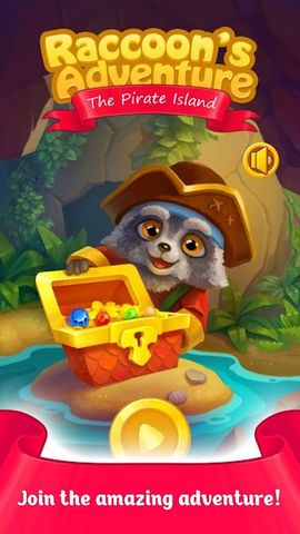 Raccoon's Adventure: The Pirate Island - Match 3