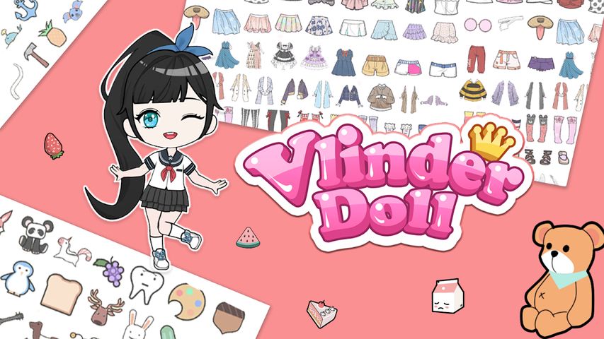 Vlinder Doll: Dress up games