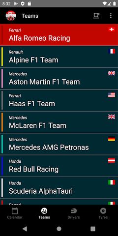 Racing Calendar + Ranking 2022