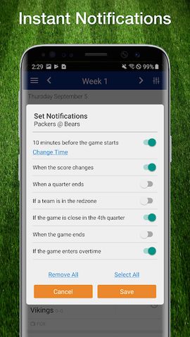 Scores App: Football Live Plays, Stats 2021 Season
