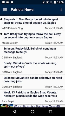 Football News - Patriots