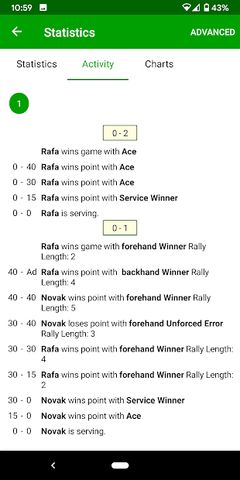 Tennis Umpire App
