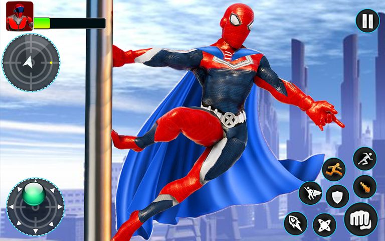 Flying Hero Rescue Robot Games