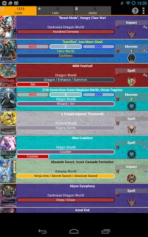 FC Buddyfight Database