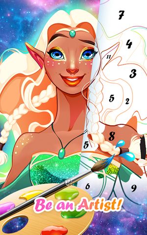Princess Coloring Book: Special Color by Number