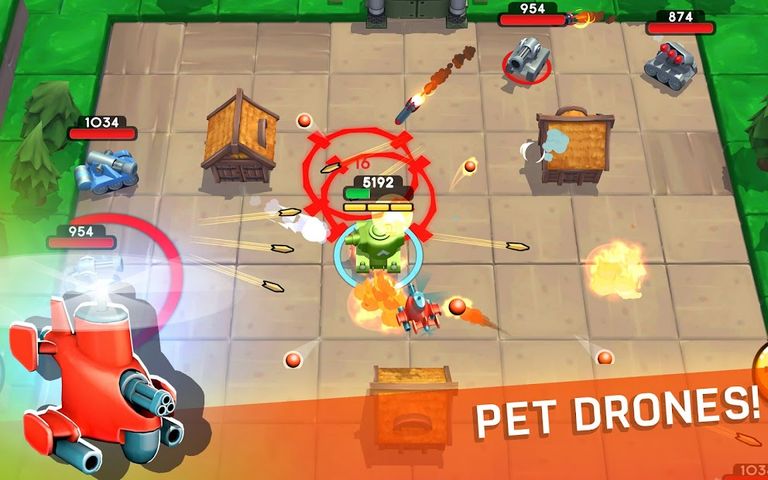 Tankhalla: New casual offline tank arcade game