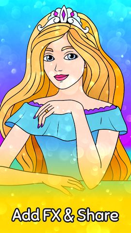 Princess Coloring Game