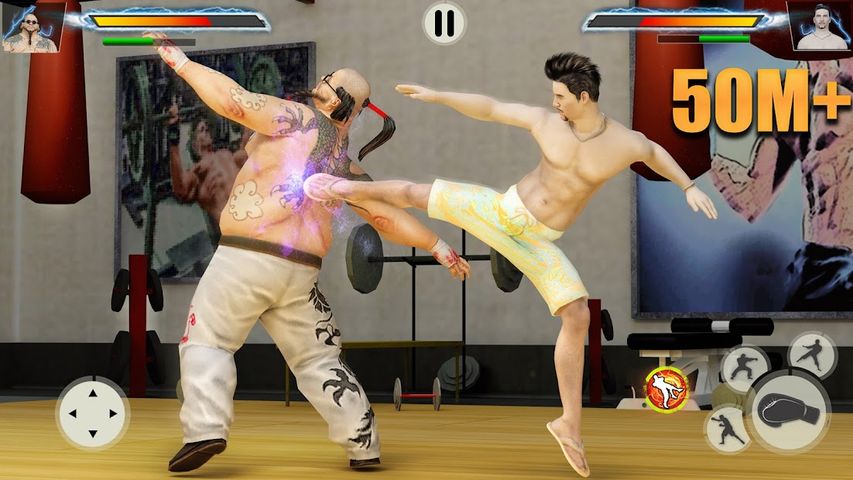 Bodybuilder GYM Fighting Game