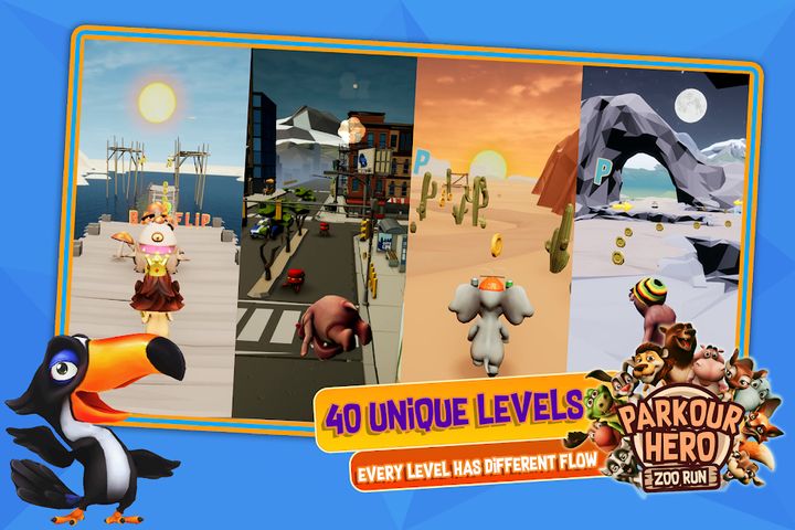 Parkour Hero - Animal Runner 3D Stunts Simulator