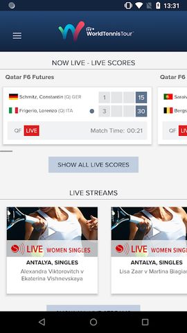 ITF Live Scores