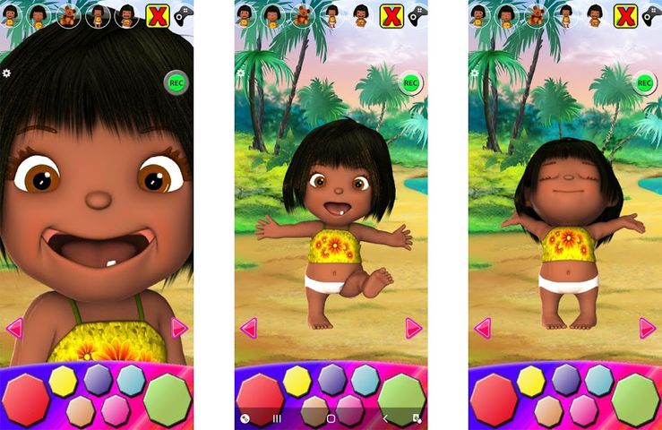 Talking Emily Baby Girl Games