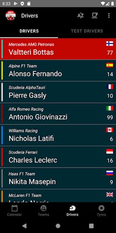 Racing Calendar + Ranking 2022