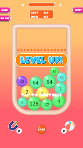 2048 Merge Balls