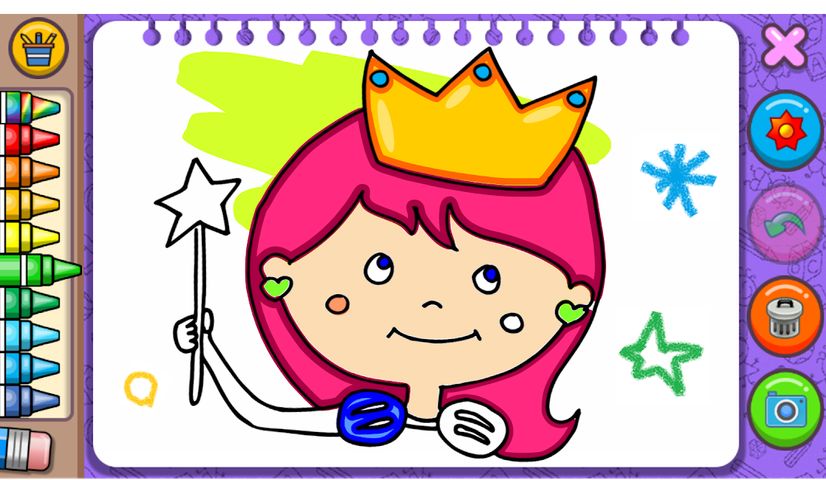 Princess Coloring Book & Games