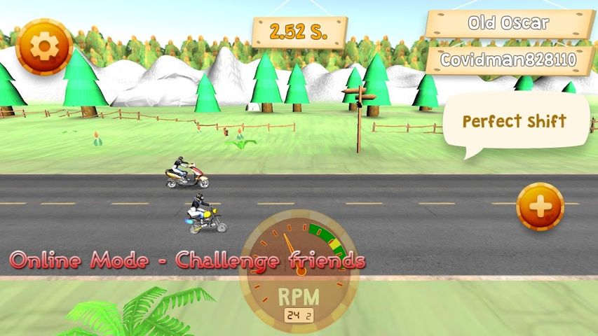 Motorcycle drag racing edition