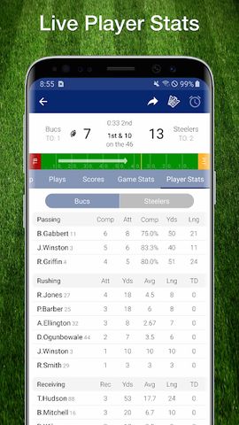 Scores App: Football Live Plays, Stats 2021 Season