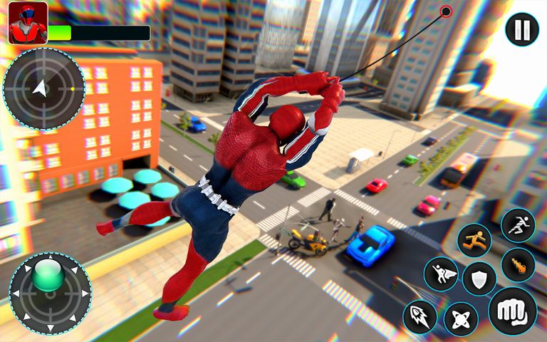 Flying Hero Rescue Robot Games