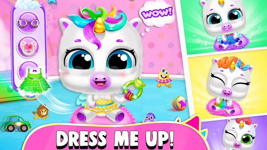 Pregnant Mom Baby Unicorn Game