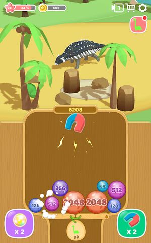 Dino 2048:Merge Jurassic World