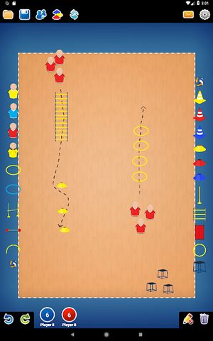 Coach Tactic Board: Volley