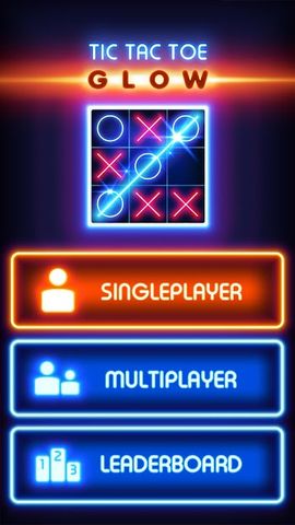 Tic Tac Toe Glow