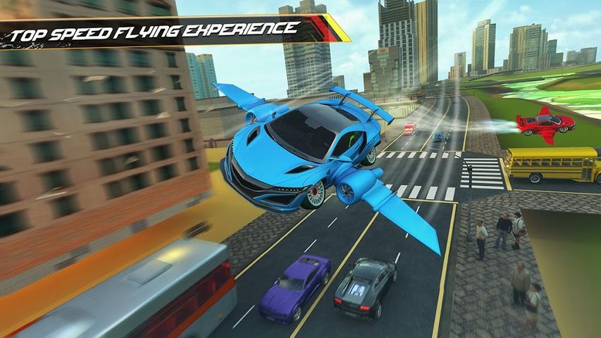 Flying Car Games 3d