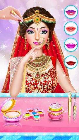 Indian Wedding Stylist - Makeup &  Dress up Games