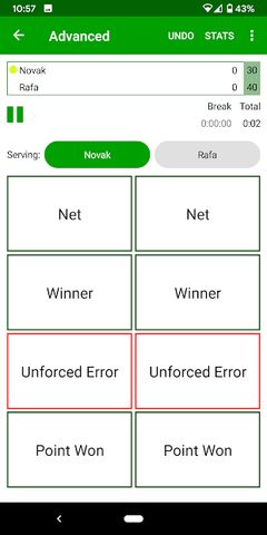 Tennis Umpire App