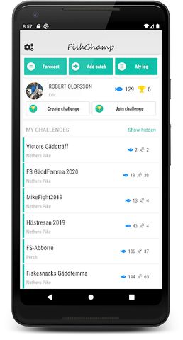 FishChamp - Sport fishing app