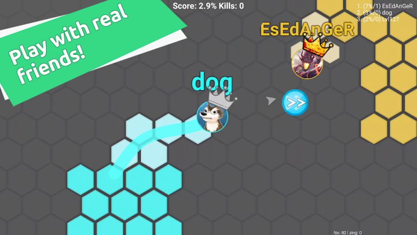 Hexa io Online Hexagon action