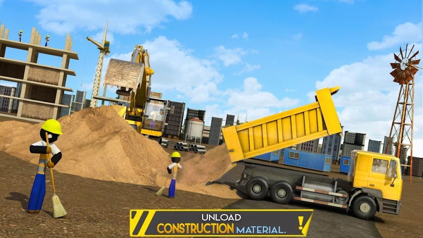 Stickman City Construction