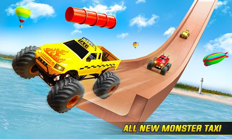 Taxi Car Mega Ramp Stunt: GT Car Racing Stunt Game