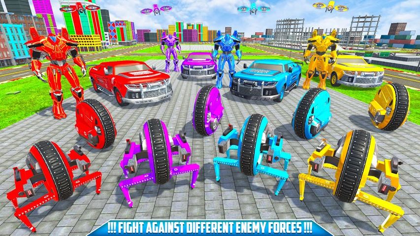 Spider Wheel Robot War Game