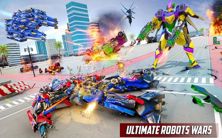Police Truck Robot Game – Dino