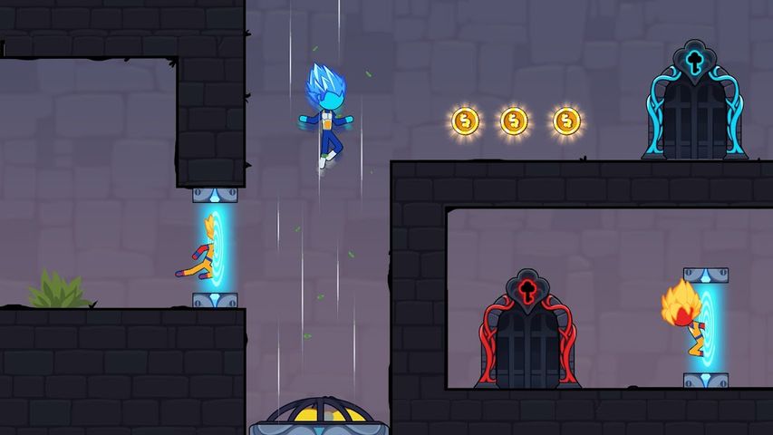 Stickman Red boy and Blue girl