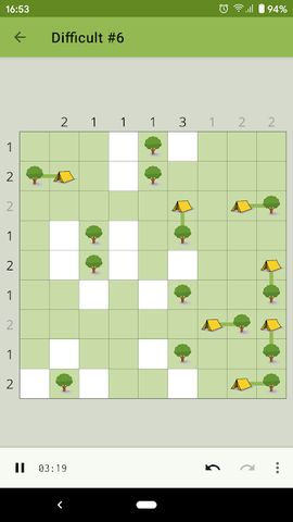 Trees and Tents Puzzle