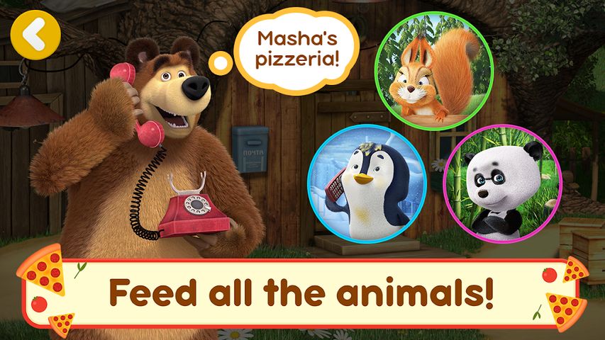 Masha and the Bear Pizza Maker