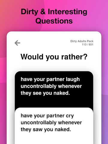 Would you Rather? Dirty Adult