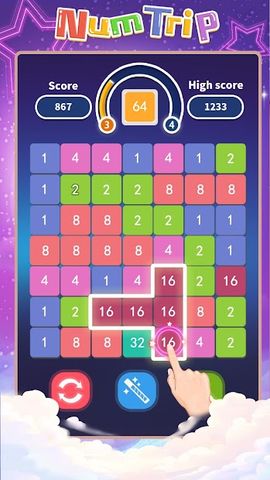 NumTrip:Merge Numbers & Block