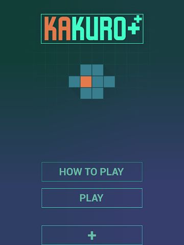 Kakuro Plus. Cross-Sums.